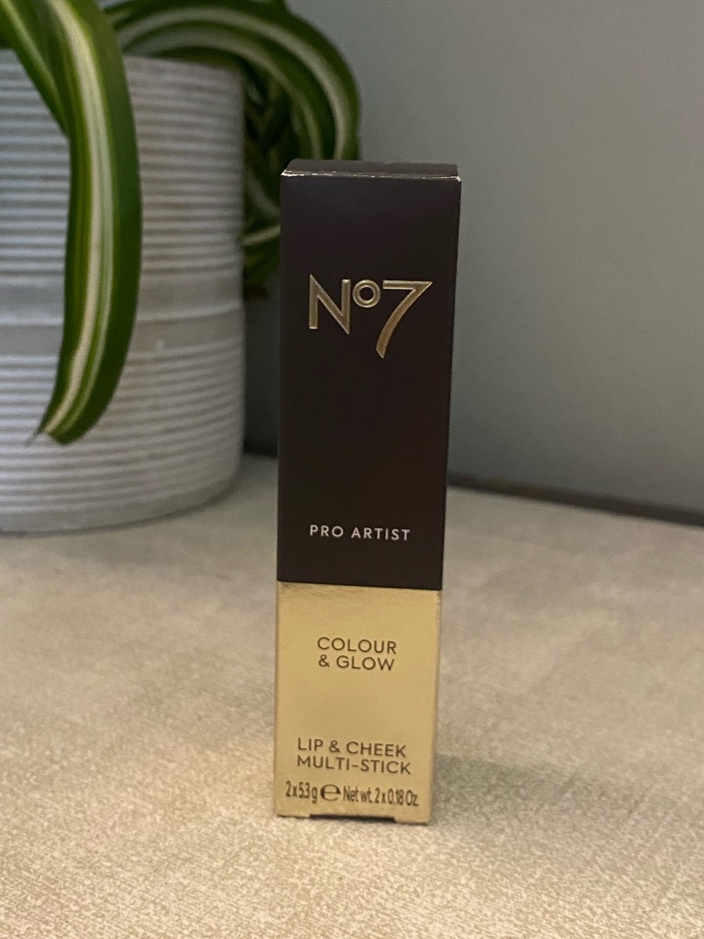 No7 Pro Artist Colour and Glow Lip and Cheek Multi Stick Soft Berry Warm Glow